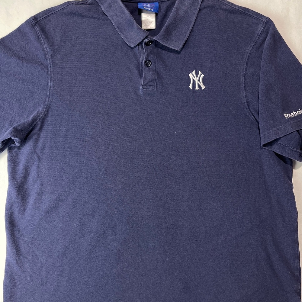 Vintage Y2K Reebok MLB New York Yankees Polo Shirt